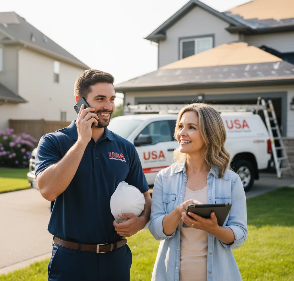 USA Roof Repair Experts customer support in Londonderry